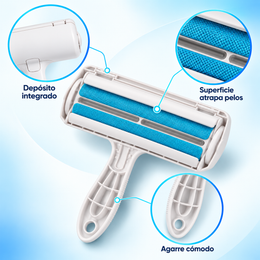 Pet Hair Remover Roller - Dog & Cat Fur Remover with Self-Cleaning Base - Efficient Animal Hair Removal Tool - Perfect for Furni